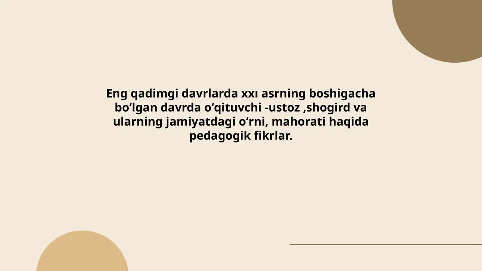 Pedagogik fikrlar 1