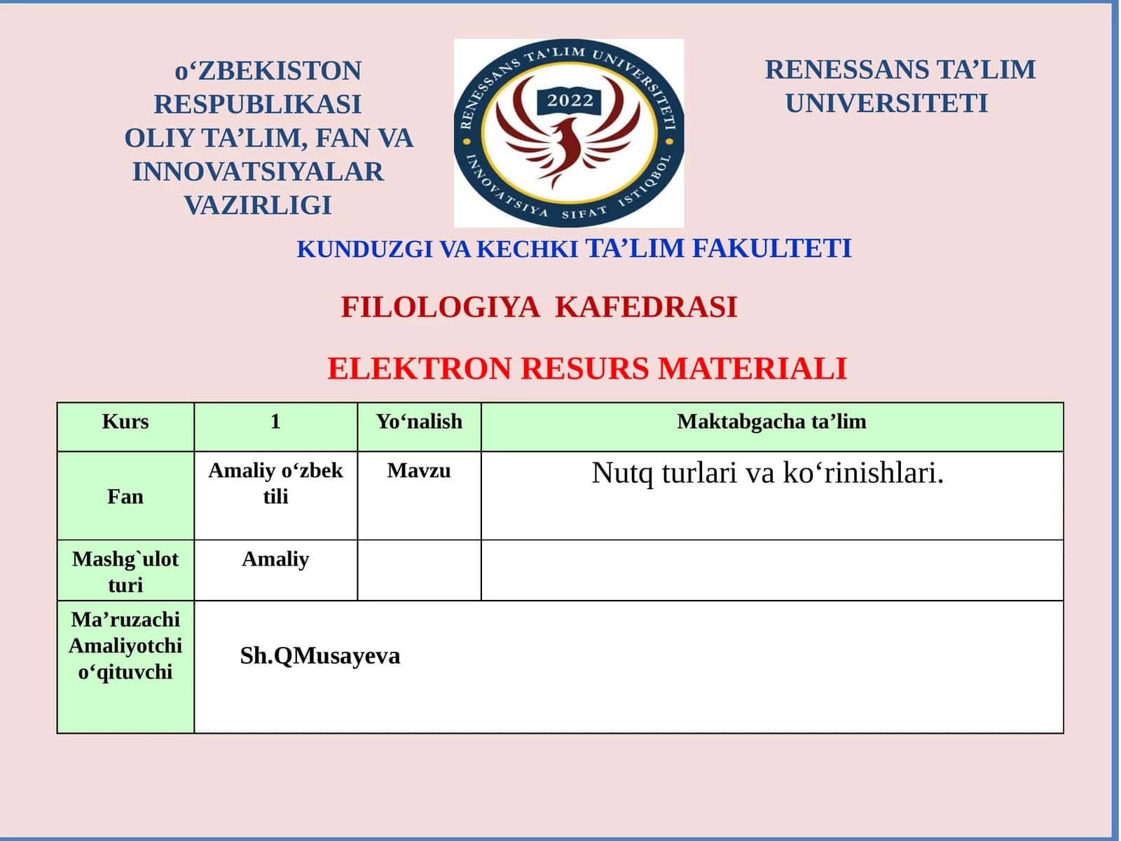 Nutq turlari va ko‘rinishlari 1