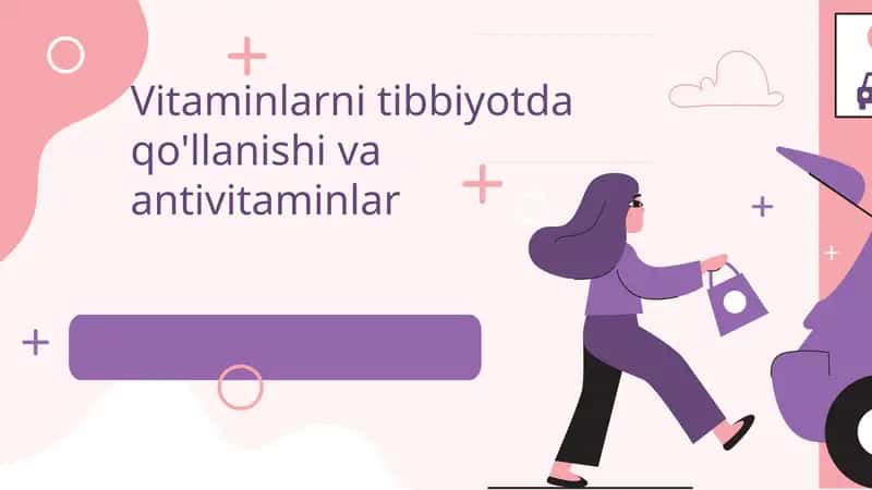 Vitaminlarni tibbiyotda qo'llanishi va antivitaminlar. 1