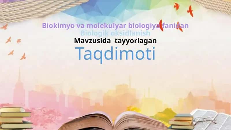 Biologik oksidlanish 1