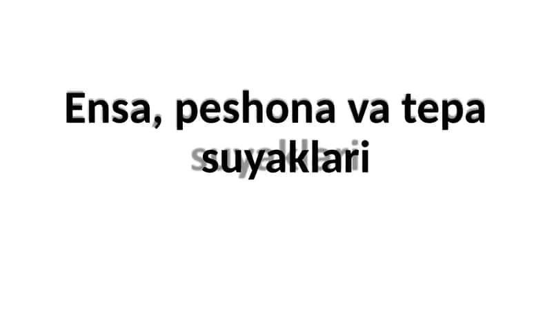 Ensas, peshonavatepasuyaklari 1