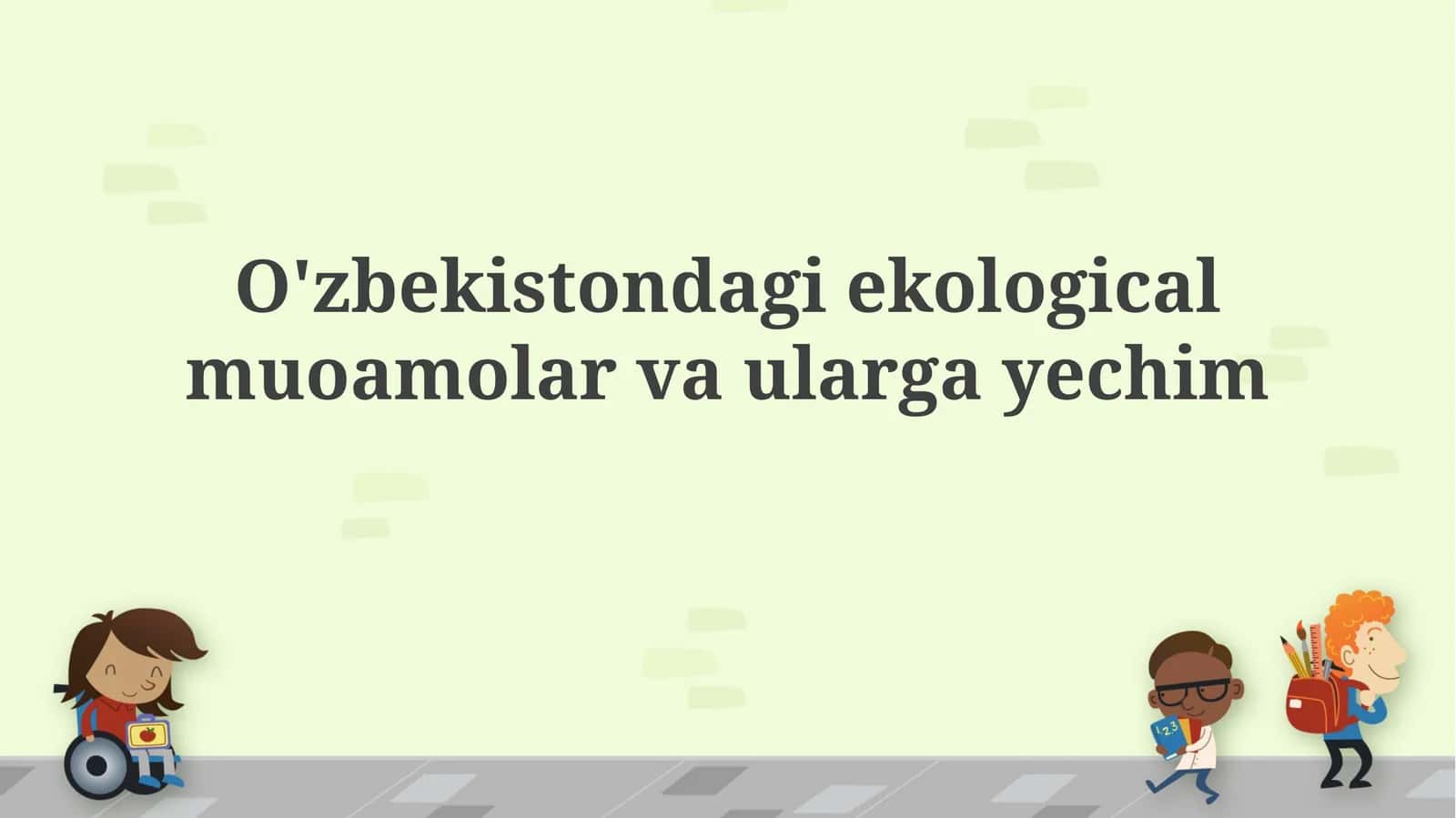 O'zbekistondagi ekologik muammo 1