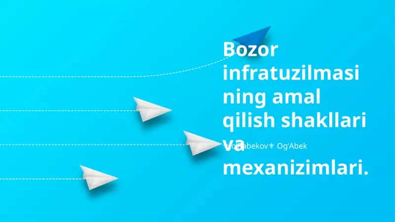 Bozor Infratuzilmasi 1