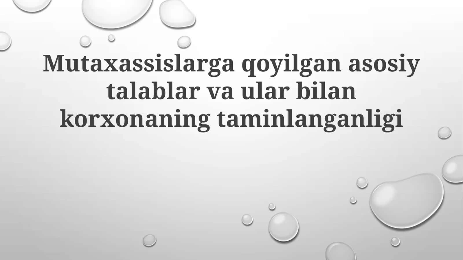 Trening va Rivojlantirish Dasturlari 1