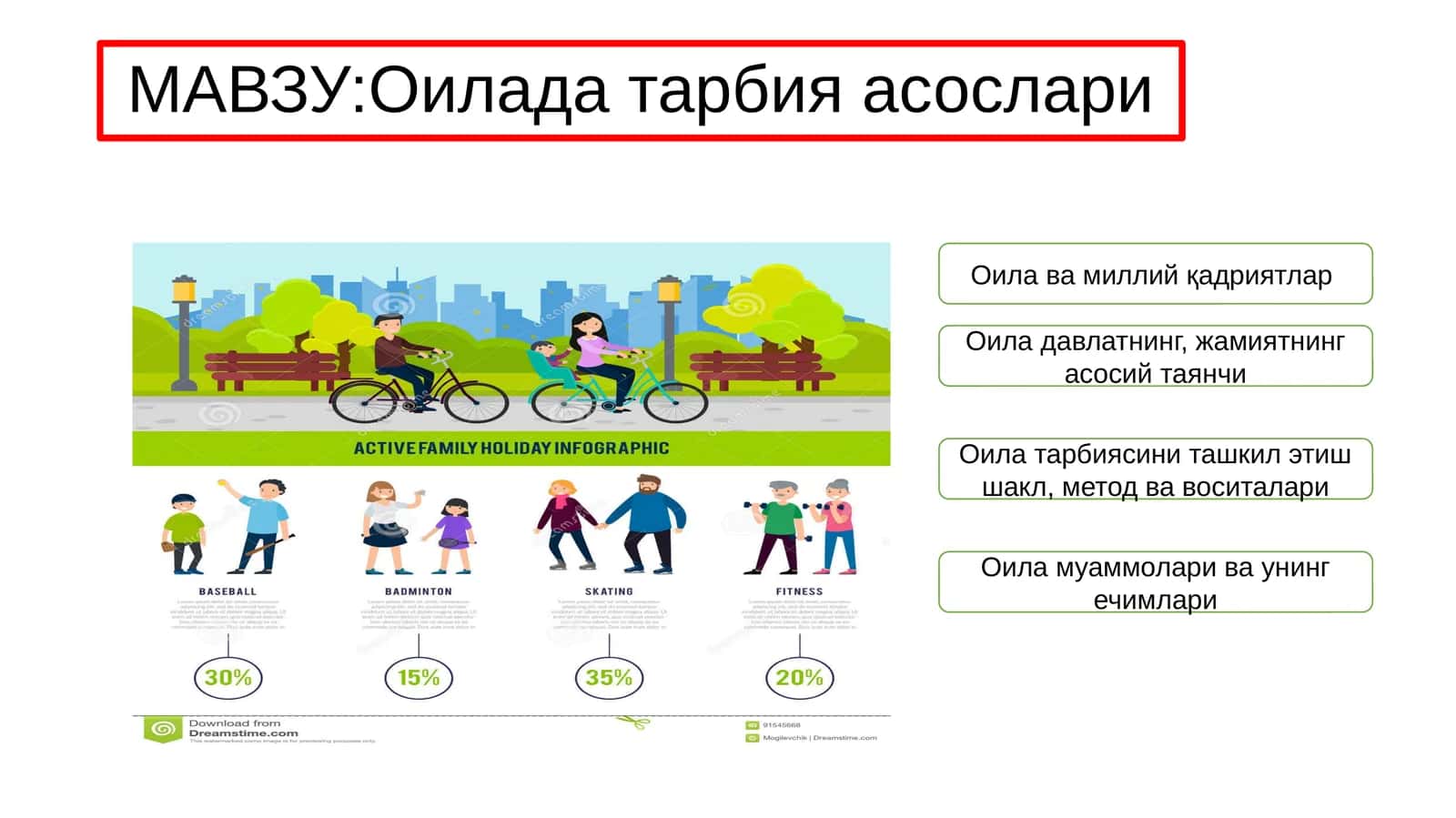 Оилада тарбия асослари 1