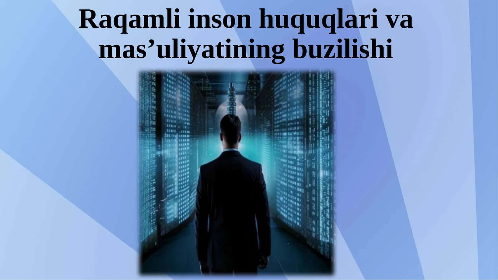 Raqamli inson huquqlari va mas’uliyatining buzilishi. 1
