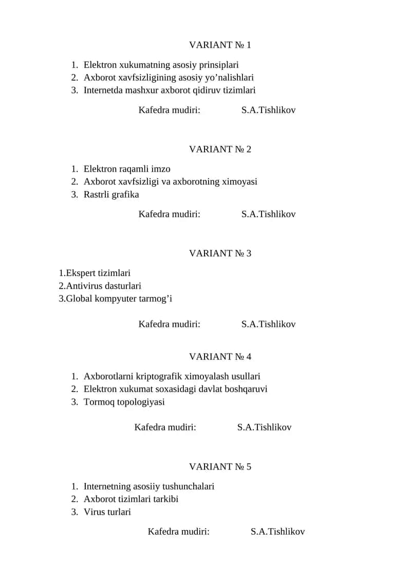 Elektron xukumatning asosiy prinsiplari 1