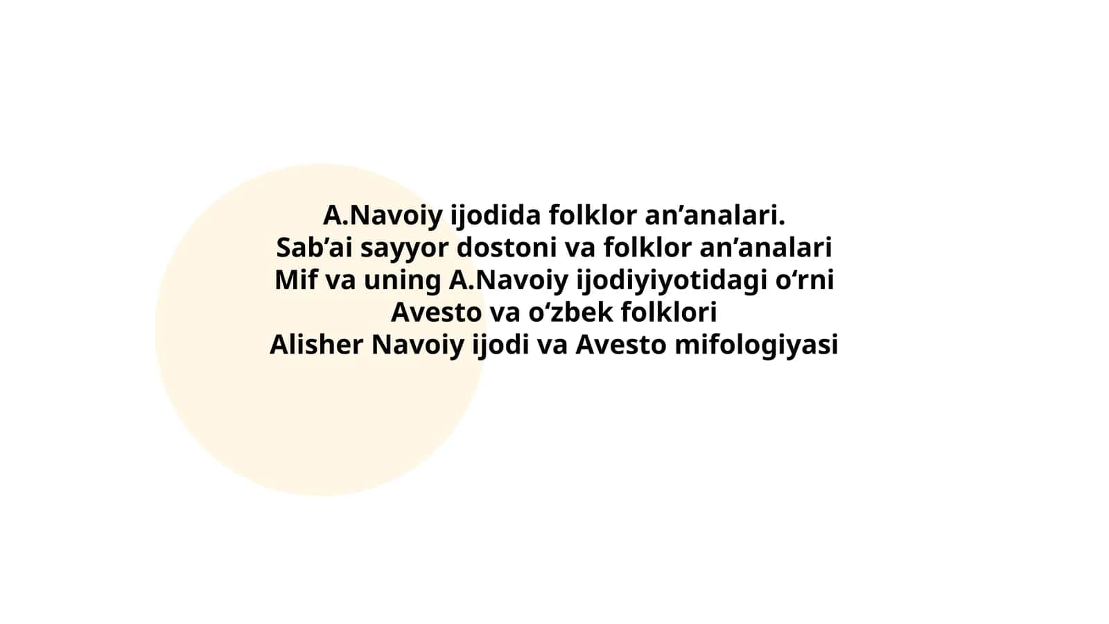 A.Navoiy ijodida folklor an’analari 1