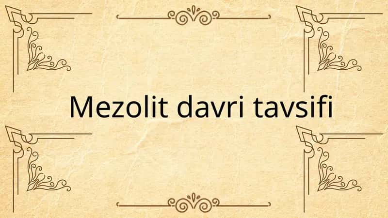Mustaqil ish 1