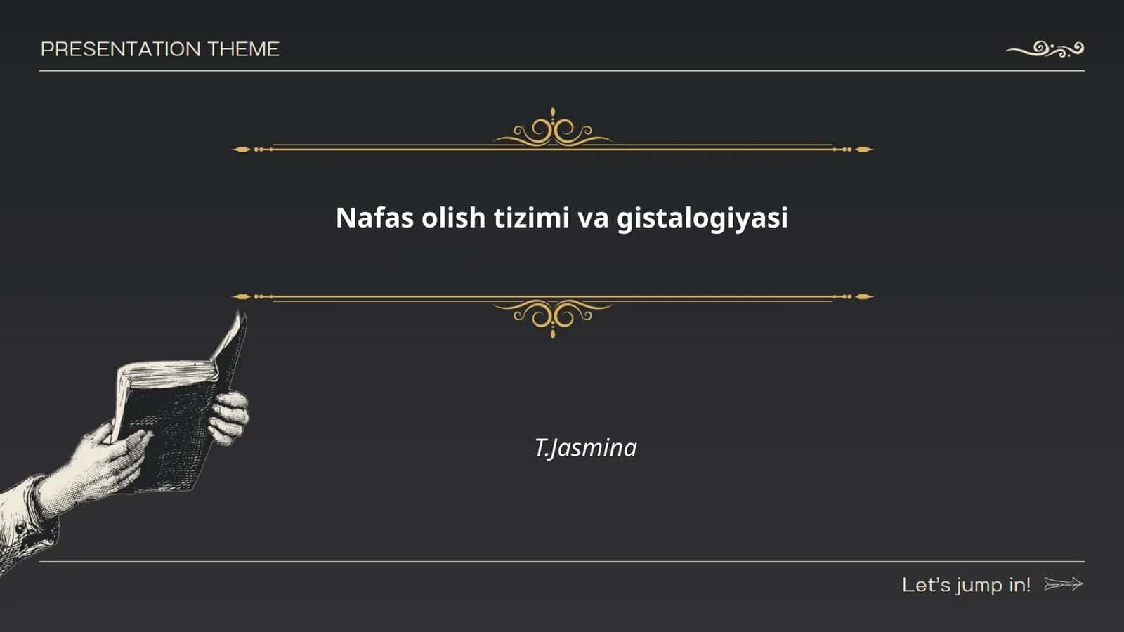 Nafas olish tizimi va gistalogiyasi 1