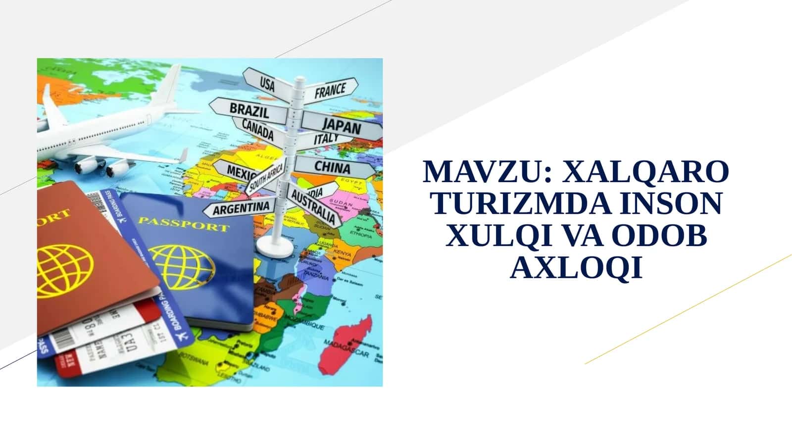 XALQARO TURIZMDA INSON XULQI VA ODOB AXLOQI 1