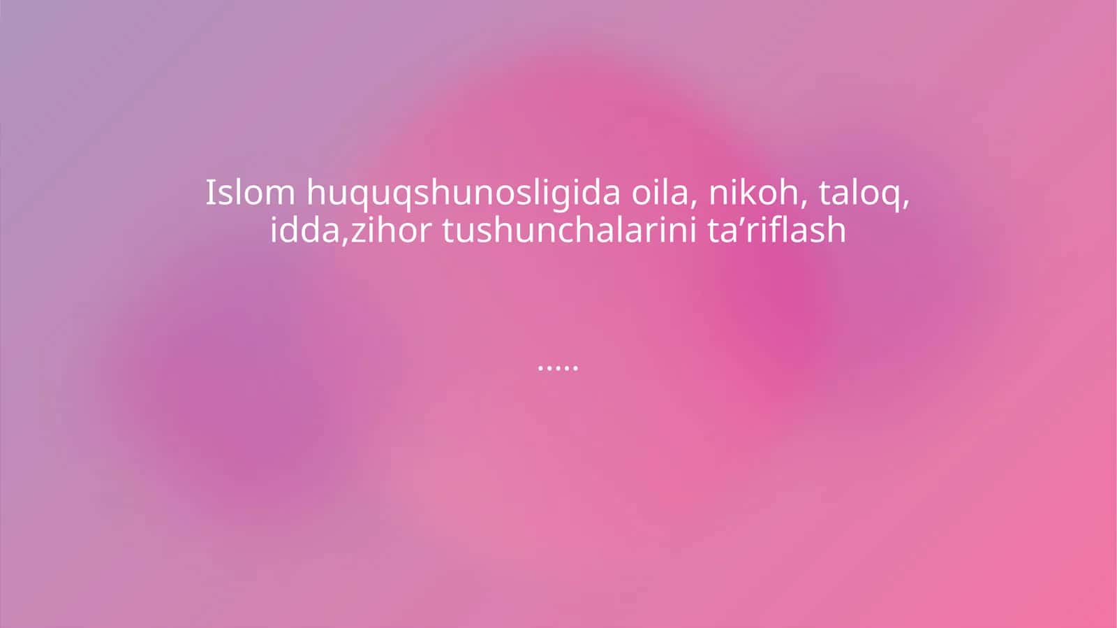 Oilaviy tuzilma 1
