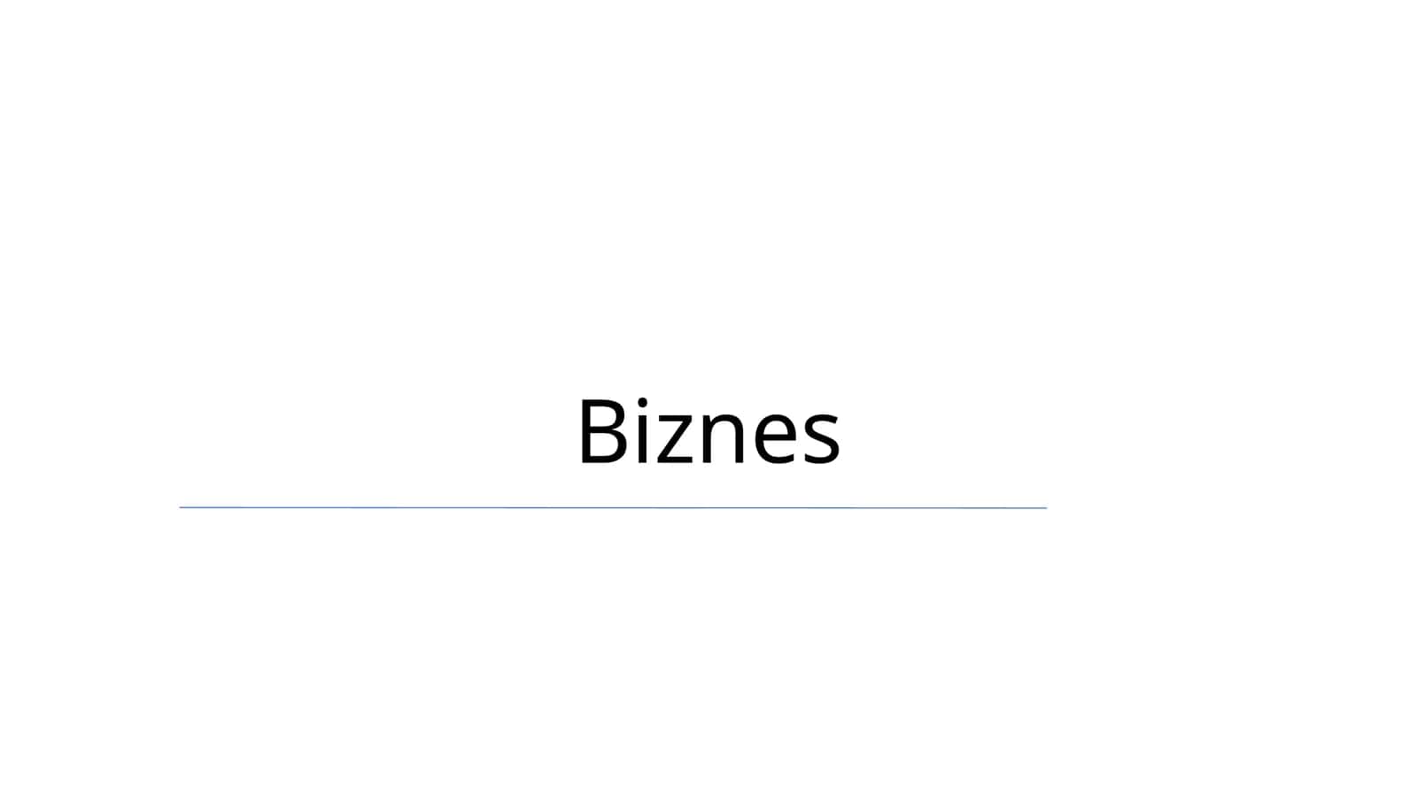 Biznes 1