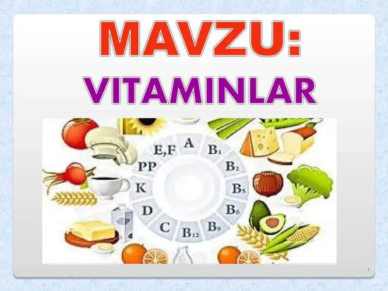 Vitaminlar 1