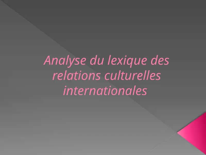 Liens culturels 1