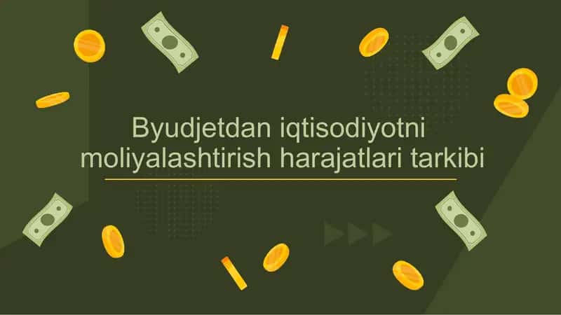 Byudjetdan iqtisodiyotni  moliyalashtirish harajatlari tarkibi 1