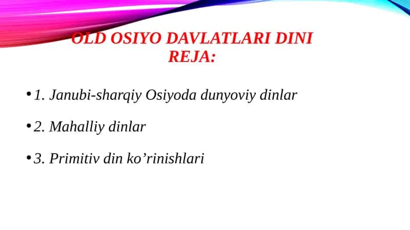 Islom Dini 1