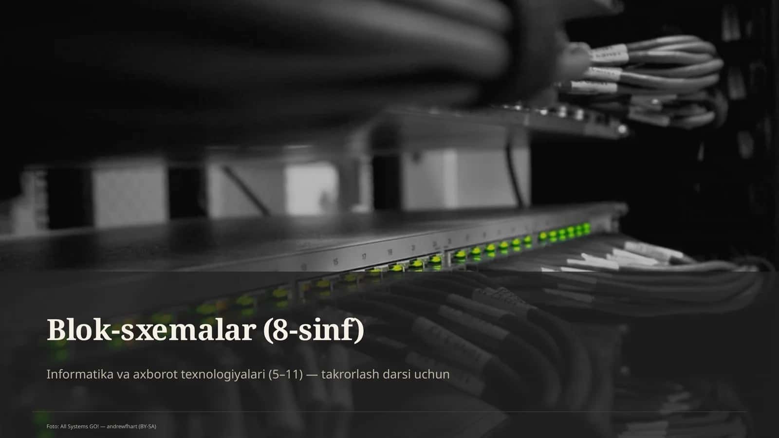 Blok-sxemalar (8-sinf) 1