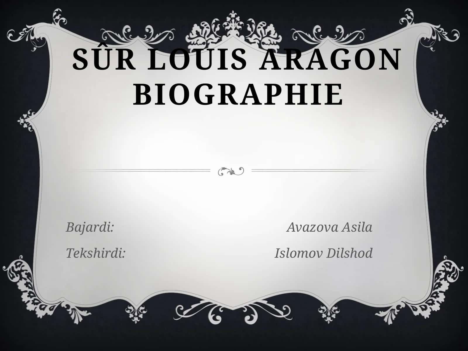 Louis Aragon biographie 1