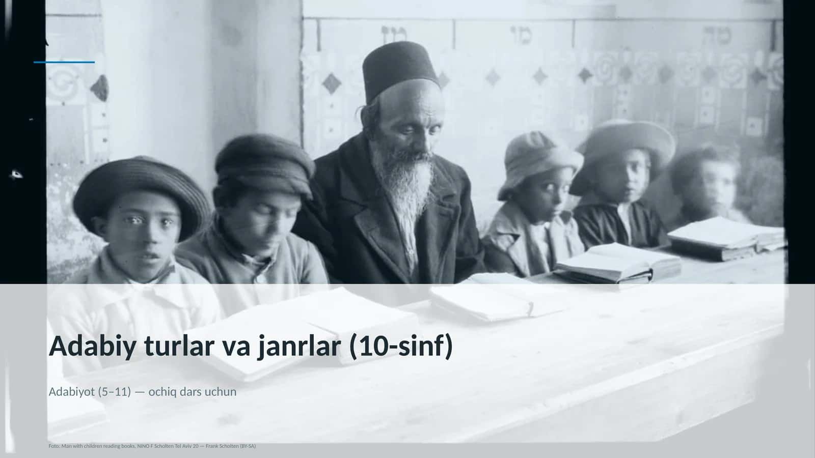 Adabiy turlar va janrlar (10-sinf) 1