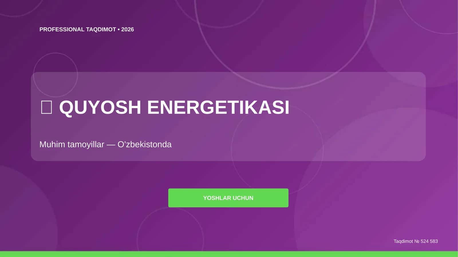 QUYOSH ENERGETIKASI 1