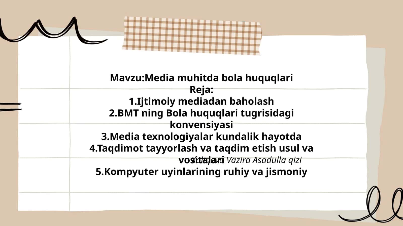 Media muhitda bola huquqlari 1