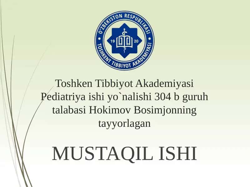 Genetik kasalliklar molekulyar diagnostikasi 1