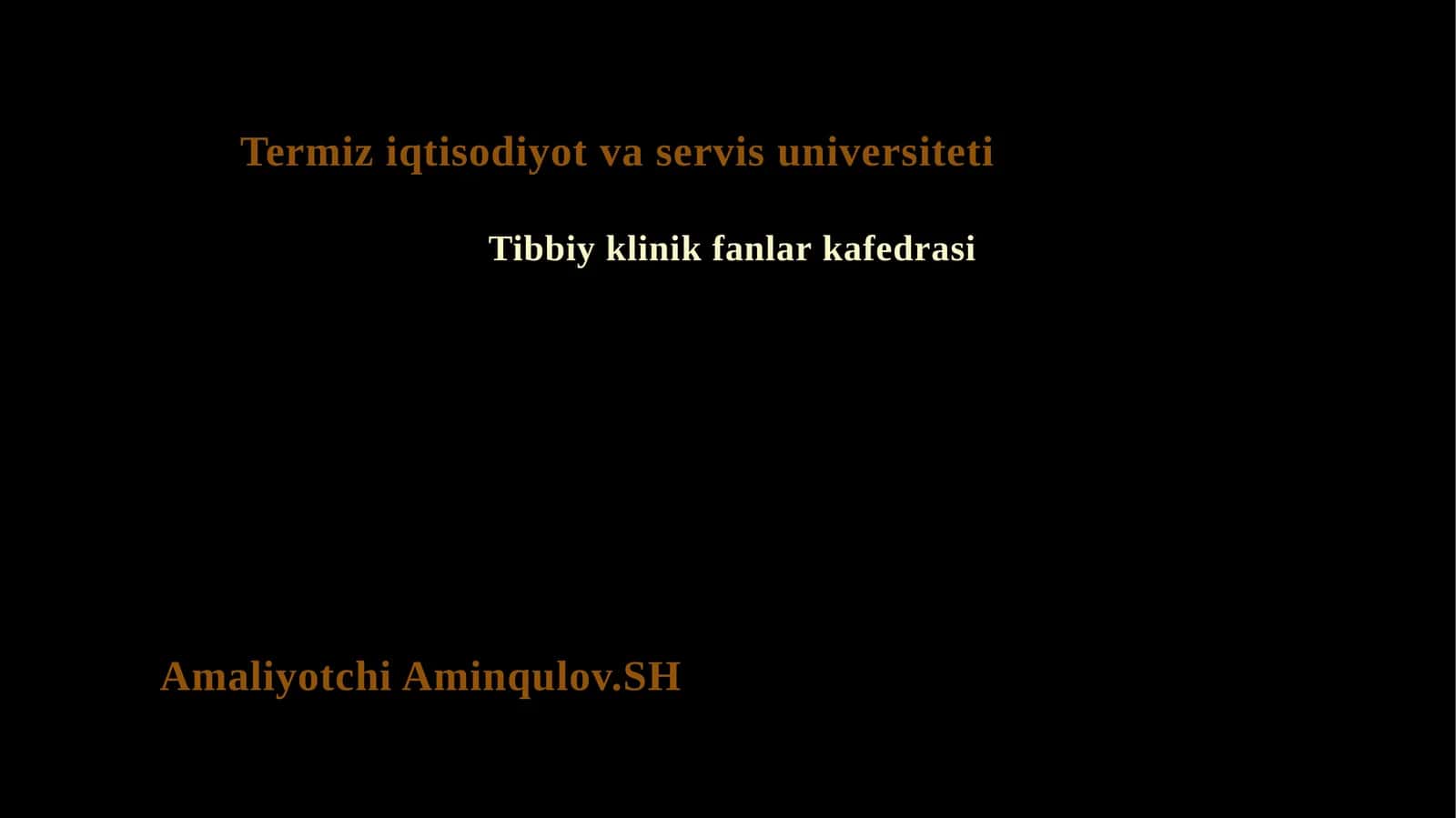 Tibbiyklinikfanlarkafedrasi 1