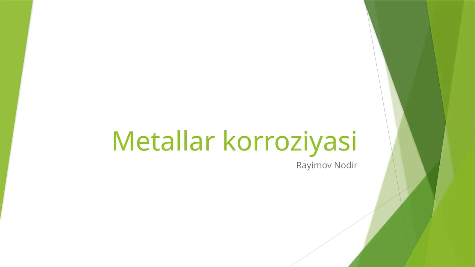Metallarkorroziyasi 1