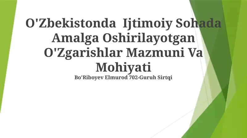 Bo'Riboyev Elmurod 702-Guruh Sirtqi 1