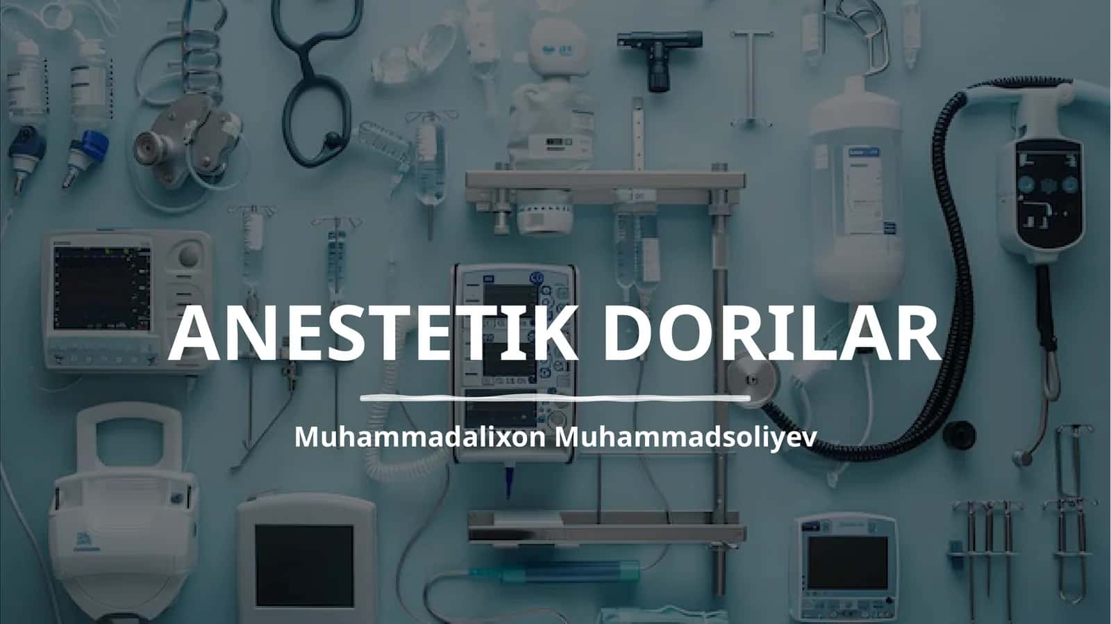 ANESTETIK DORILAR 1