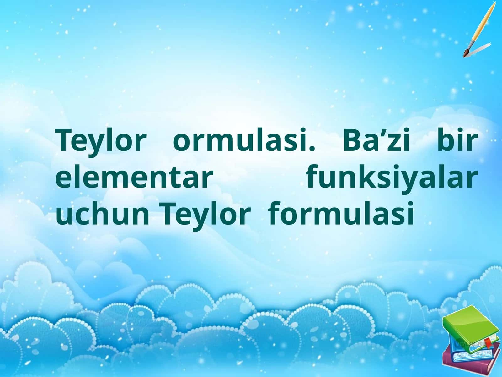 Teylor formulasi 1