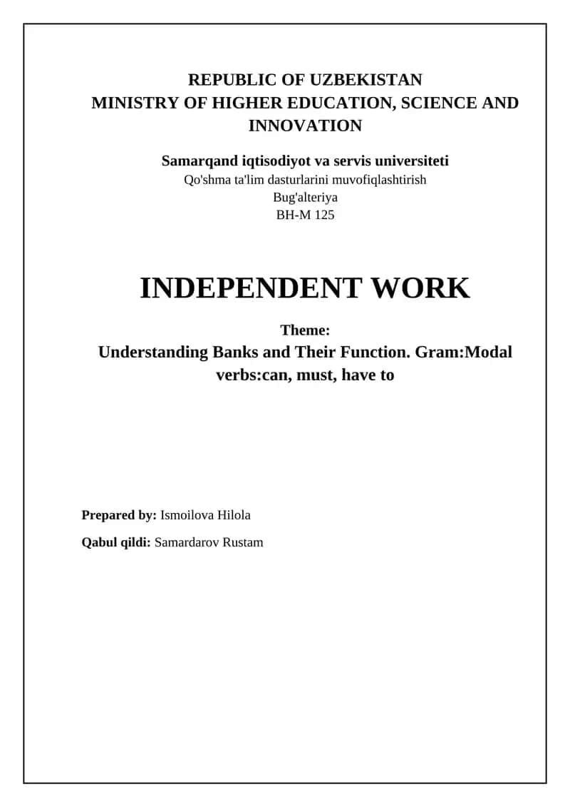 Core Functions and Services of Banks 1