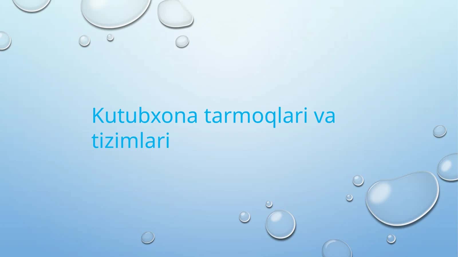 Kutubxonatarmoqlarivatizimlari 1