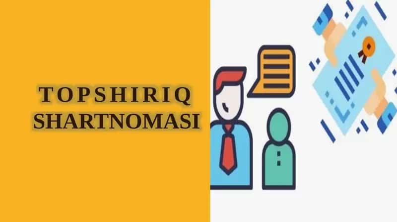 Topshiriq shartnomasi 1
