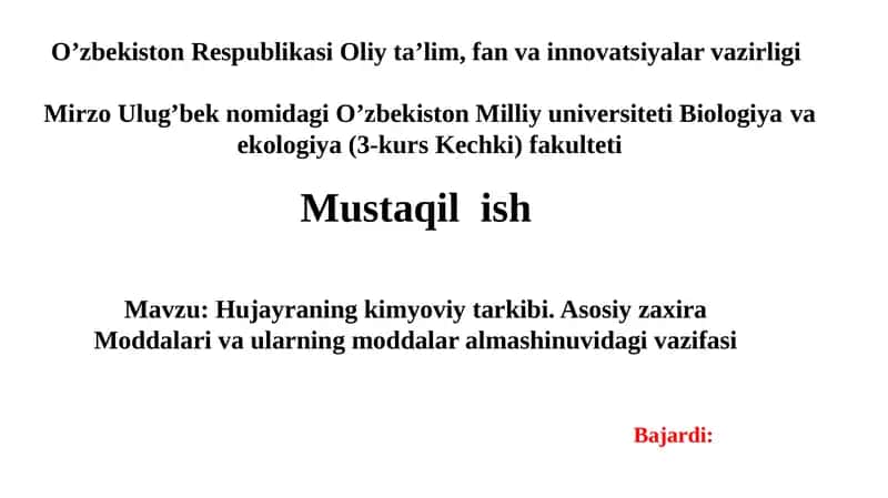 O'simliklar fiziologiyasi ppt 1