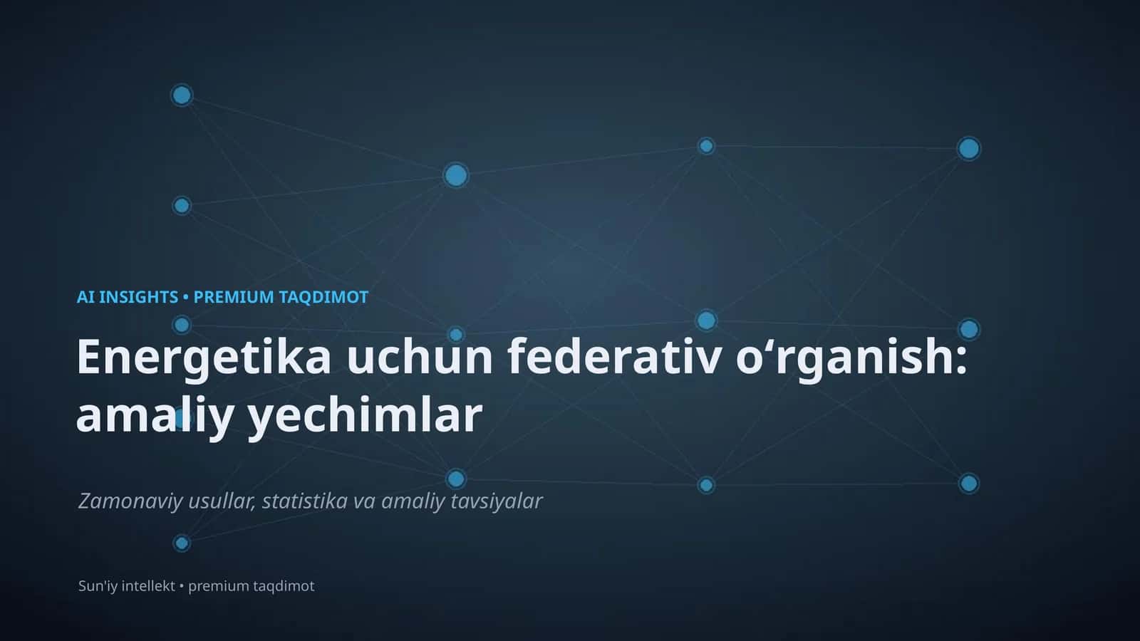 Sun'iy intellekt • premium taqdimot 1