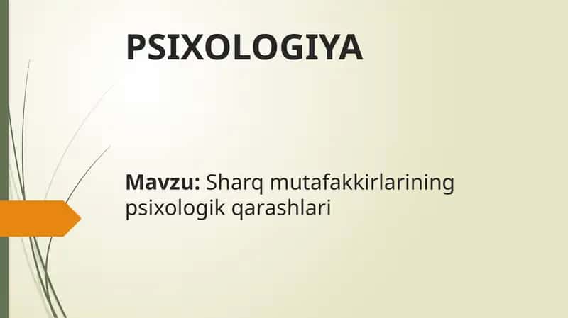 Sharq mutafakkirlari 1