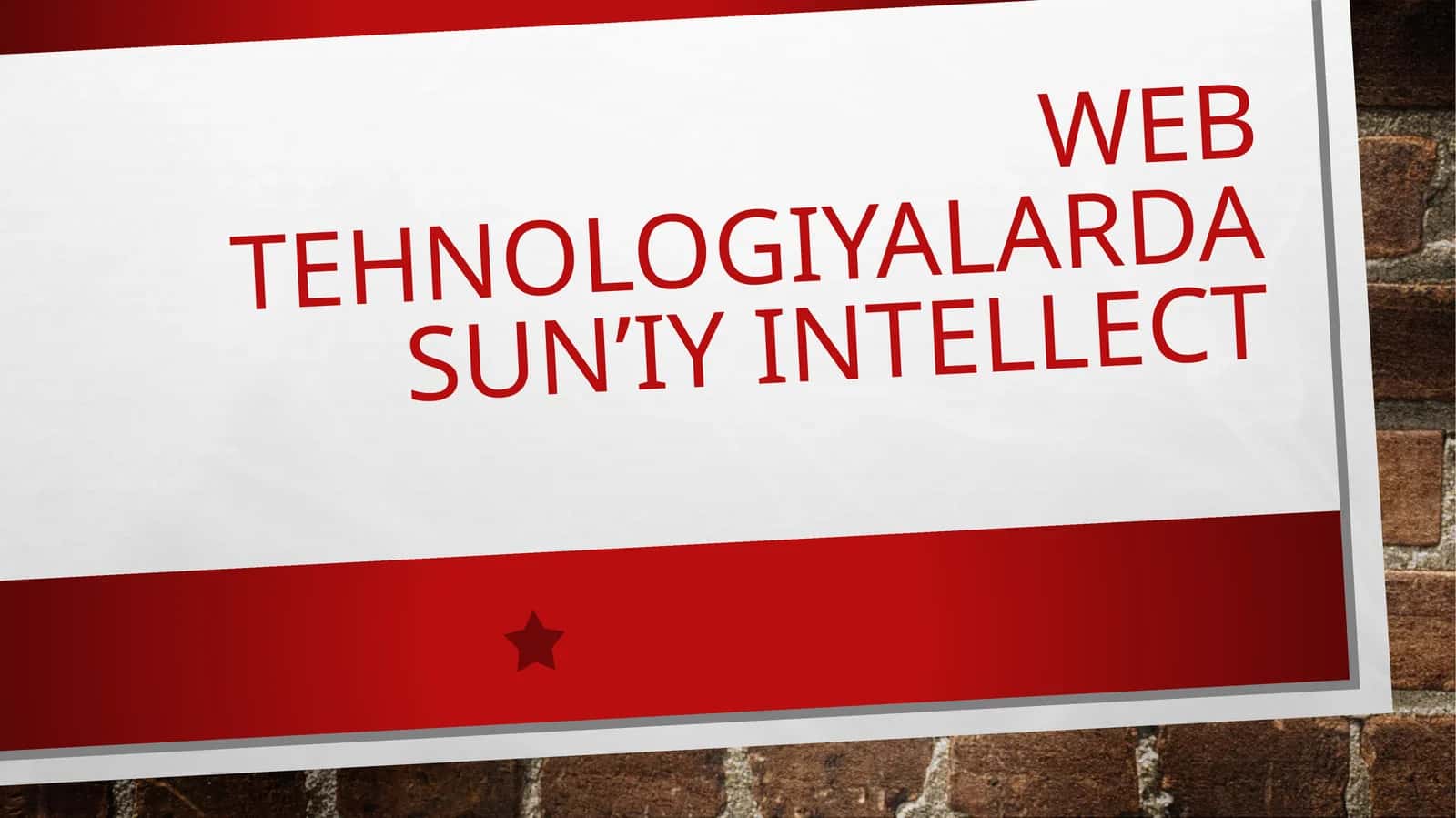 Sun’iy intellect 1