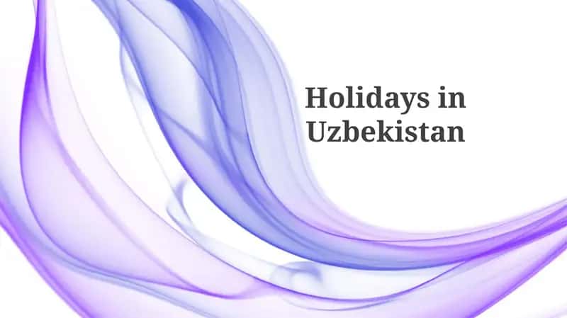 Holidays in Uzbekistan 1