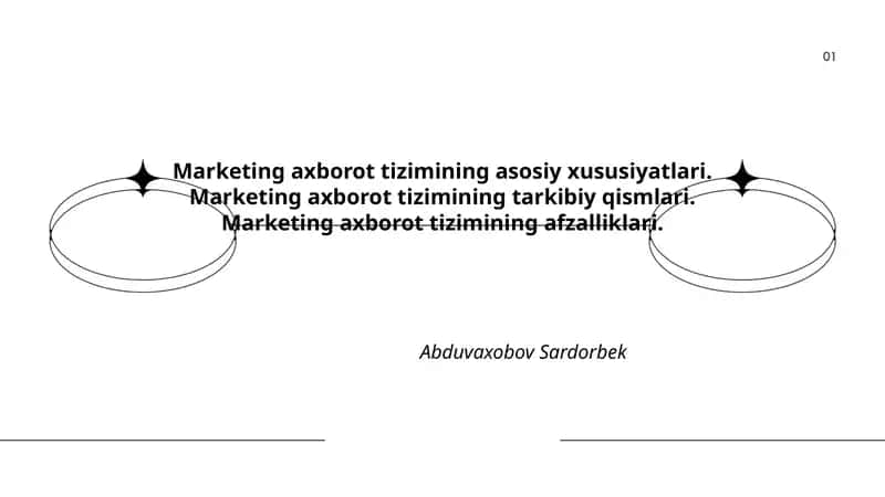 Marketing axborot tizimi 1