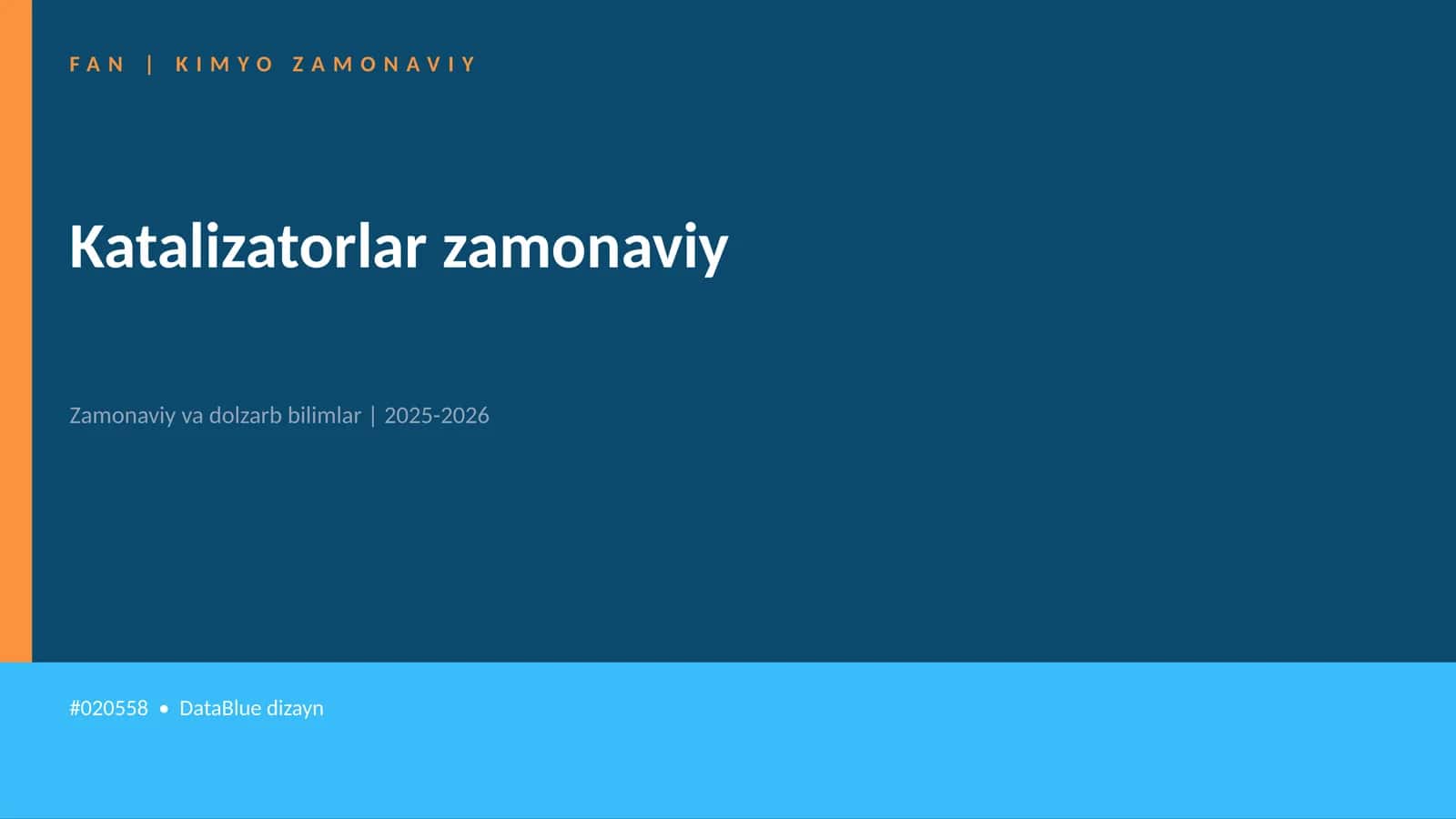 Katalizatorlar zamonaviy 1
