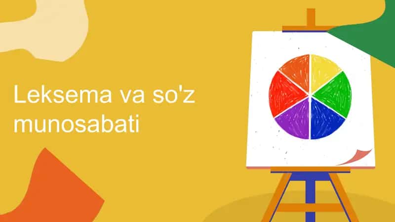 Leksema va so'z munosabati 1