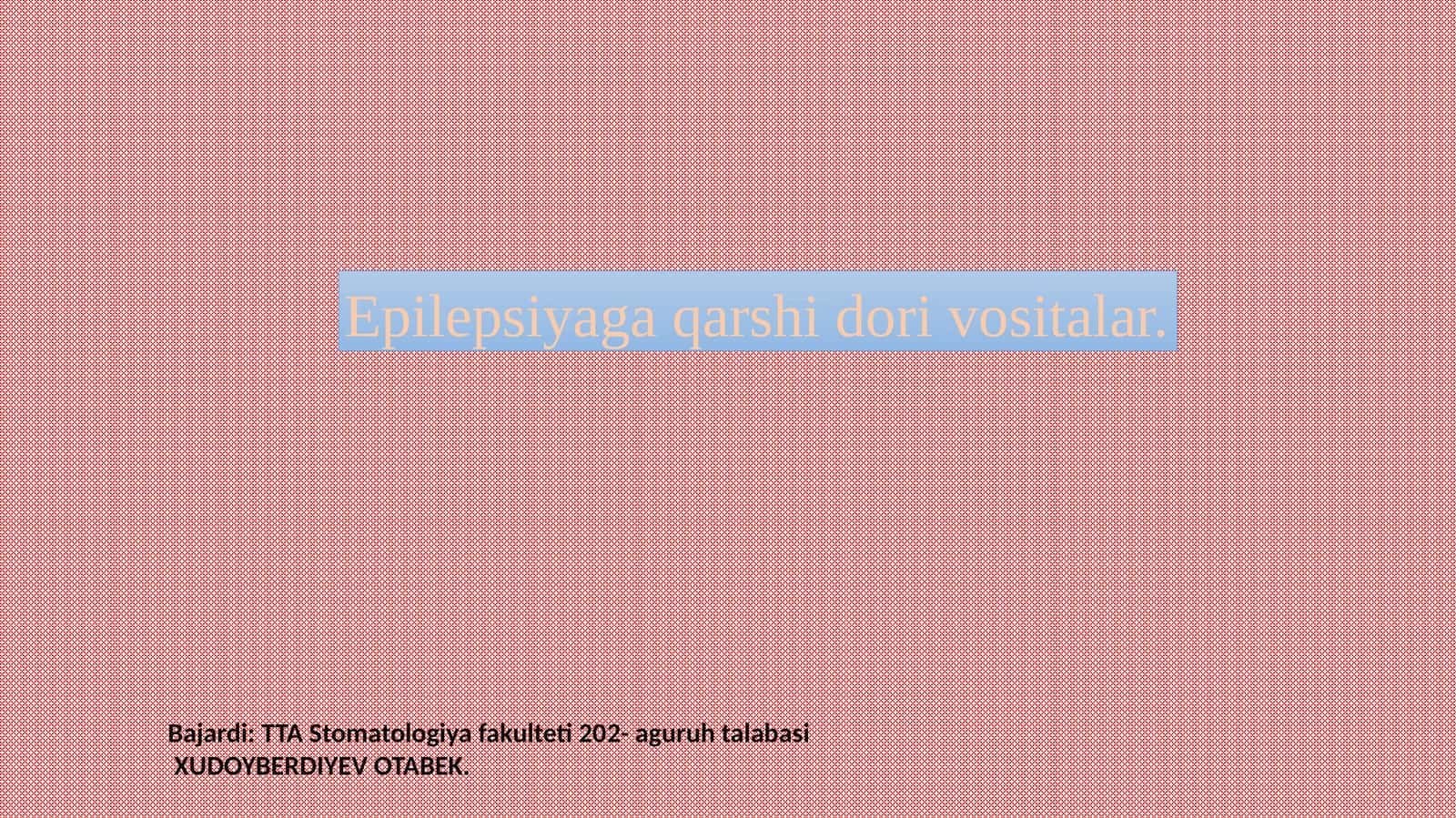 Narkotik opioid analgetiklar 1