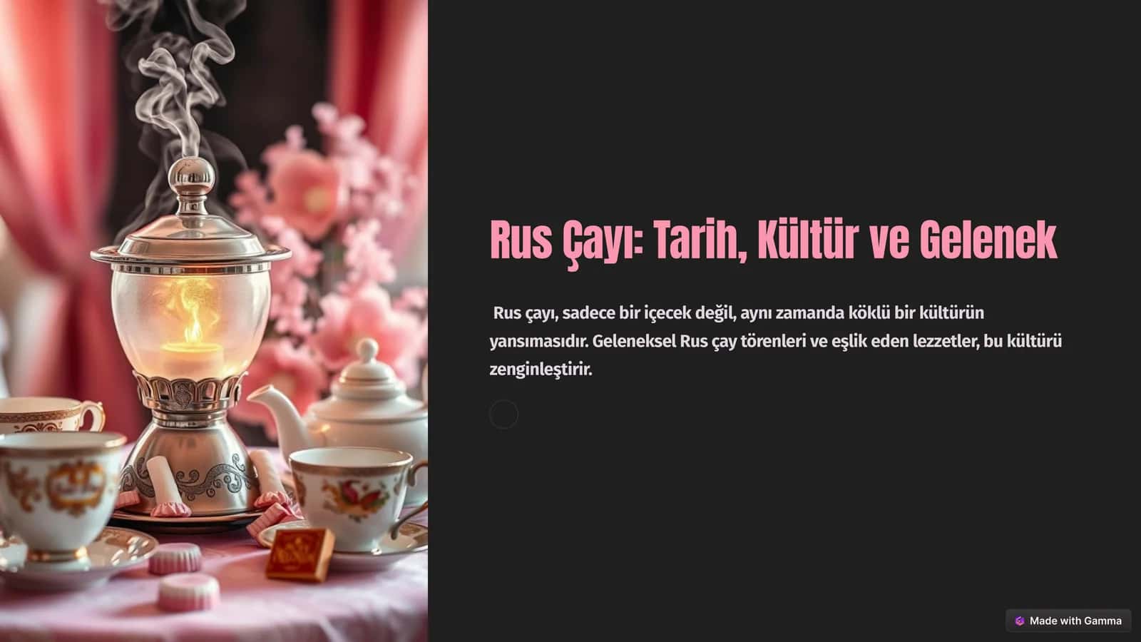 Rus Çayı: Tarih, Kültür ve Gelenek 1