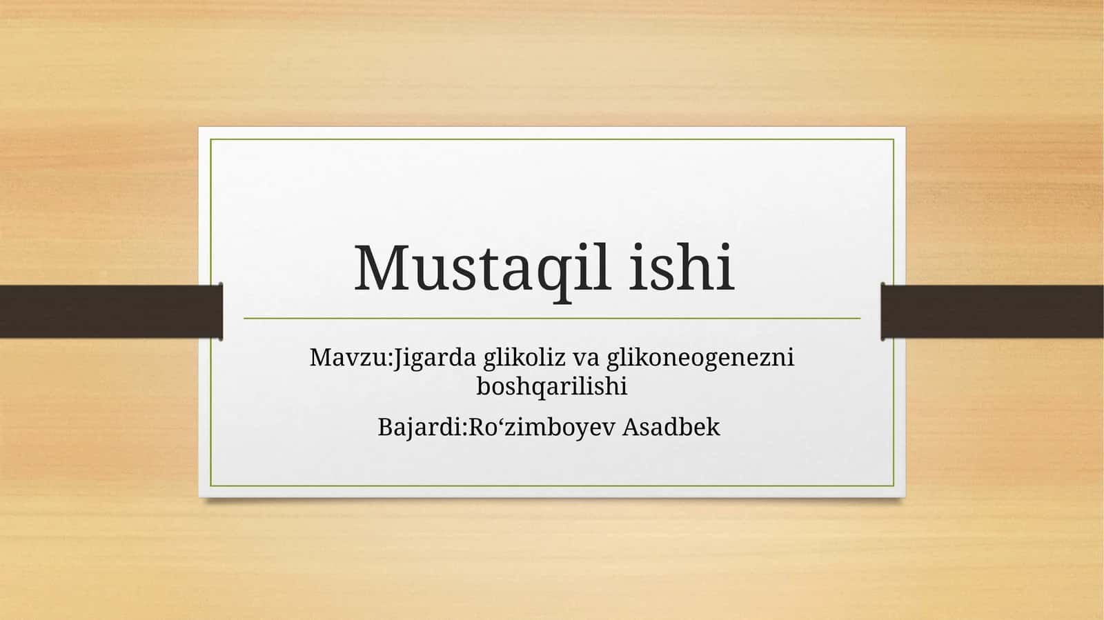 Jigardaglikolizvaglikoneogenezniboshqarilishi 1