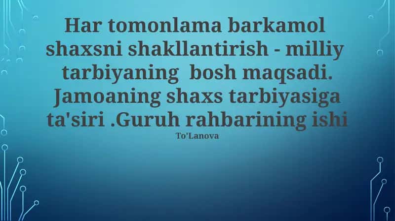 Guruh rahbarining ishi 1
