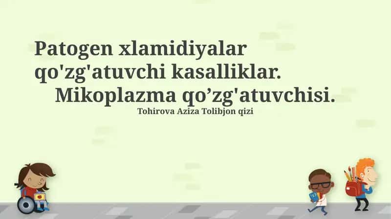 Xlamidiya va Mikoplazma Infektsiyalari 1