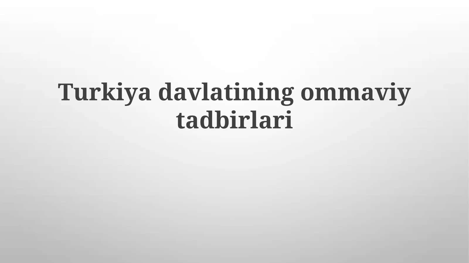 Turkiyadavlatining ommaviy tadbirlari 1