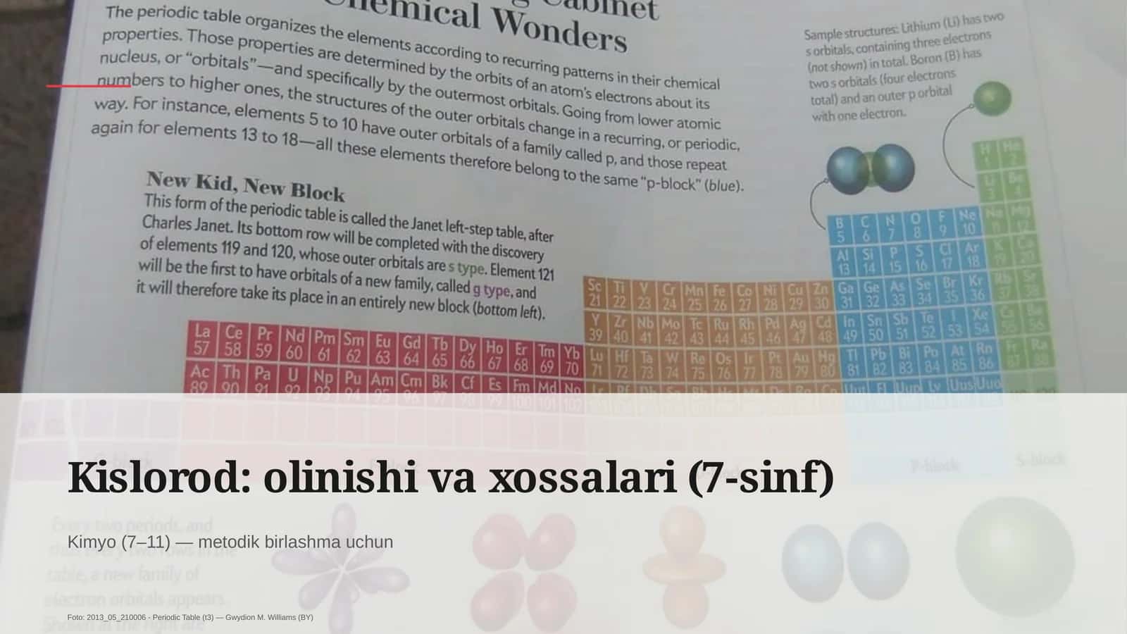 Kislorod: olinishi va xossalari (7-sinf) 1